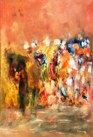 Burning Figure by Dumisani Ndlovu