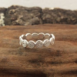 Dainty Ring of Ndoros in Silver by The Zuri Collection