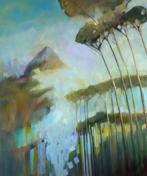 Mist Through the Trees Lions Head by Thea Darlow