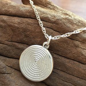 Silver Ndoro Necklace by the Zuri Collection