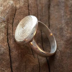 Silver Ndoro Single Band Ring by The Zuri Collection