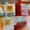 Face Down by Olly French - mixed media on canvas