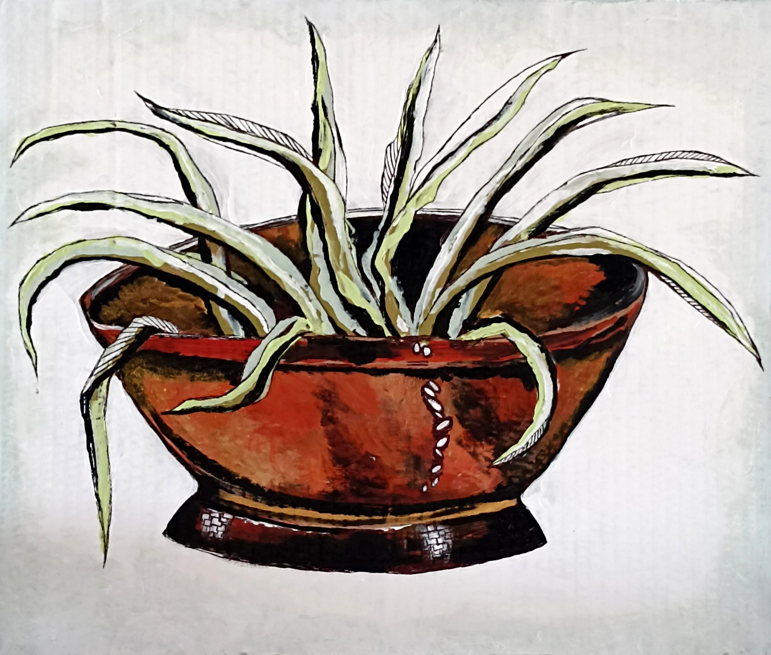 Bowl with Greenery