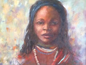 Tribal Girl by Vicki Norcliffe
